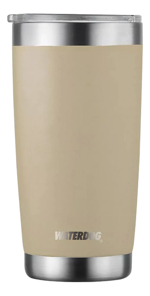 Vaso con Doble Pared Waterdog BORDA500CM 500 ml Concrete Acero