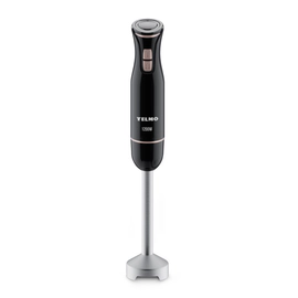 LICUADORA DE MANO YELMO 1200 W 2 VELOCIDADES CUCHILLAS ACERO INOXIDABLE