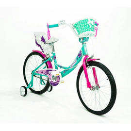 Bicicleta de Paseo R20 Verde con Rosa Gts