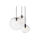 Aplique Lampara Colgante Techo Colgantes Globo Jems Cristal 200MM
