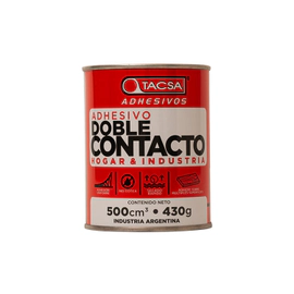 PEGAMENTO CEMENTO DOBLE CONTACTO EN LATA X 1/2L TACSA