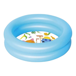 Pileta Infantil 2 Aros Traslucida 61X51Cm 51061-turquesa