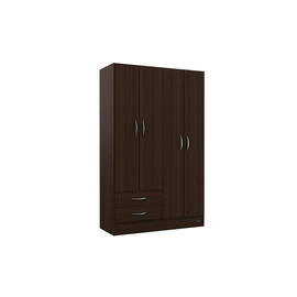 Placard Mosconi 4 Puertas 2 Cajones Choco 113x181 cm