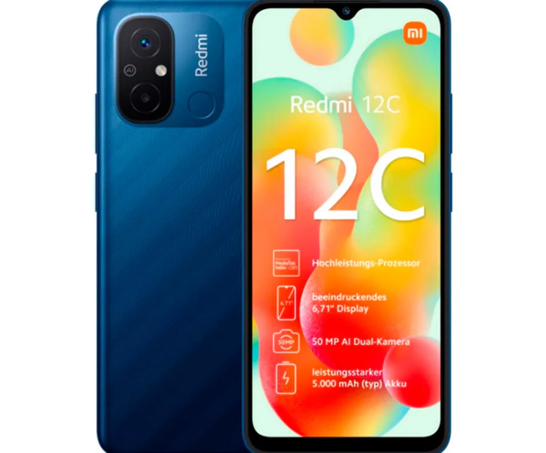 Celular Xiaomi Redmi 12C Ocean Blue
