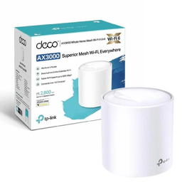 ROUTER WIRELESS TP-LINK DECO X60 (PACK DE 1) AX5400 MESH SYSTEM GIGABIT (9301)
