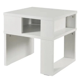 Mesa Auxiliar Ricchezze Trapani Living Comedor Biblioteca Roble Blanco