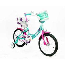 Bicicleta de Paseo R16 Verde con Rosa Gts