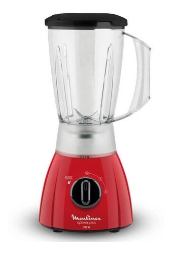 Licuadora Moulinex LM270558AR Optimix Plus Roja 2 Vel 550W 2L
