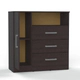 COMODA ORLANDI WE 91 BAHIA - WENGUE 3 CAJONES 1 PUERTA