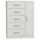 CHIFONIER NORDICA ORLANDI VE 3414 BAHIA - VENECIA 5 CAJONES 1 PUERTA