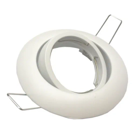 Spot De Embutir Lampara Dicroica Gu10 Techo Blanco Ronda