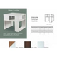 Mesa Auxiliar Ricchezze Trapani Living Comedor Biblioteca Roble Blanco