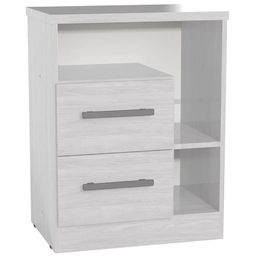 MESA DE LUZ ORLANDI VE 112 PREMIUM - VENECIA 2 CAJONES REVERSIBLES