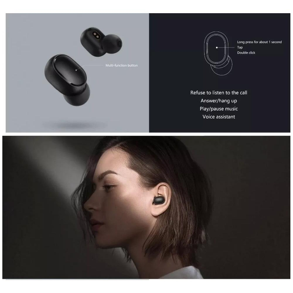 AURICULAR WIRELESS C/MIC INEAR XIAOMI REDMI AIRDOTS TWSEJ04LS BLUETOOTH  NEGROS | Garbarino