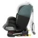 Butaca para Auto Cyro Max Giro 360 Gris Oscuro Macrobaby