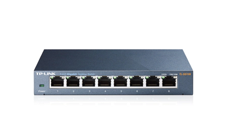 SWITCH 8X TP-LINK TL.SG108 8P GIGABIT ACERO
