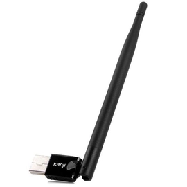 PLACA DE RED USB KANJI N150 WIRELESS CON ANTENA DE 5DBI