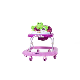 Caminador Andador Para Bebe Sapo Mecedor Rainbow Violeta