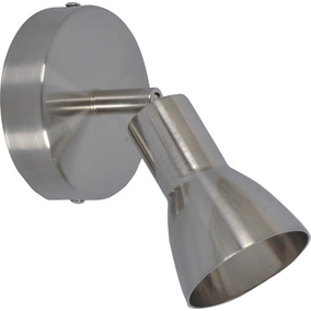Aplique Lampara Techo Pared 1 Luz Led 220V Plata