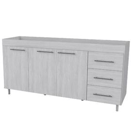 BAJOMESADA ORLANDI JA 3002 BAHIA - JACARANDA 3 PUERTAS 3 ESTANTES 3 CAJONES