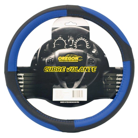 CUBRE VOLANTE OREGON CV028 38CM CUERO SINTENTICO PREMIUM NEGRO