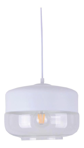 Colgante Vidrio Dayan Vidrio E27 25Cm Blanco