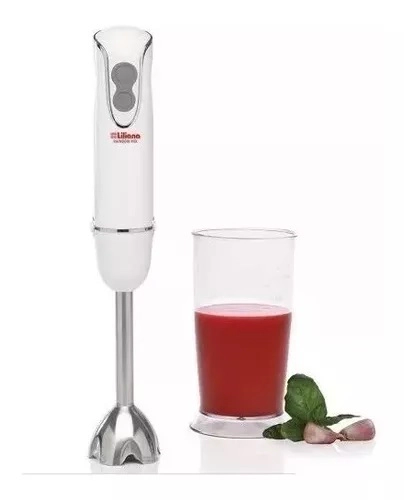 Batidora Mini Pimer Liliana Ah101b Blanca C/vaso Medidor
