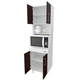 Aparador Columna Cocina Mosconi 4 Pue Blanco Chocolate