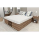 Cama Box 2 Plazas Queen Mosconi 160 x 200 Benethon Grei