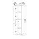 MULTIFUNCION ECO CPATAS ORLANDI JA 737 PREMIUM - JACARANDA 2 PUERTAS 1 CAJON 2