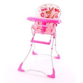 Silla De Comer Plegable Roxy Rainbow Regulable Rosa