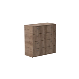 Cómoda Cajonero Mosconi Nature 4 Cajones Nebraska Gris