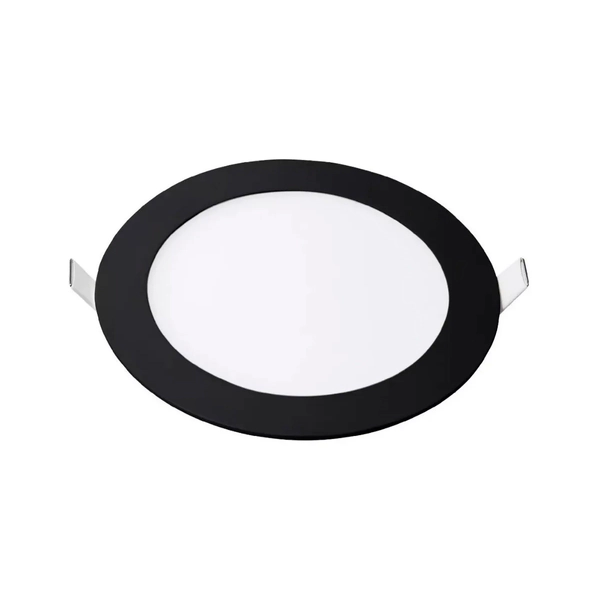 Embutir Redondo Moderno Neutro LGP 12W 220V Negro