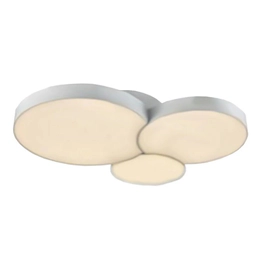 Plafon Techo Nube Lampara Led 50CM 37W Blanco Mate