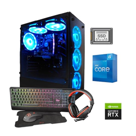 PC ARMADA GAMER INTEL I5-12400 16GB SSD 960GB VIDEO RTX3050 RGB