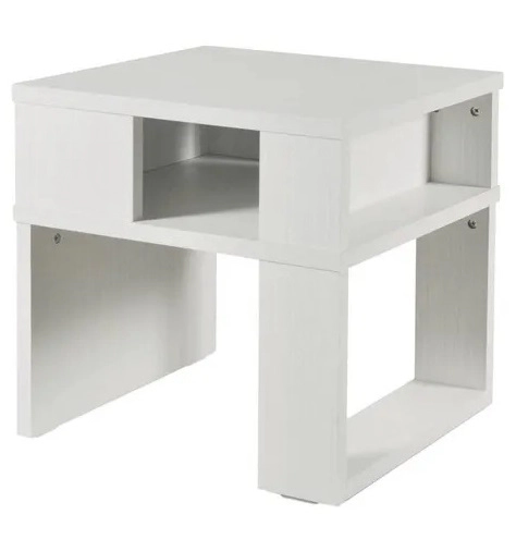 Mesa Auxiliar Ricchezze Trapani Living Comedor Biblioteca Roble Blanco