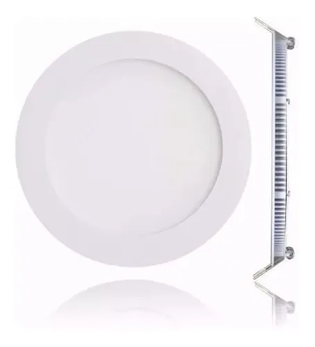 Panel Led 18w Spot Embutir Redondo 1600lm Macroled Calido
