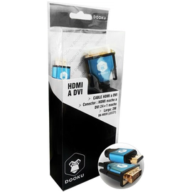 CABLE DOOKU DK-HD20 HDMI A DVI GOLD 24K 2 MTS