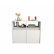 Mueble Juguetero Guardado Organizador 3037 Juguetes Ruedas Blanco