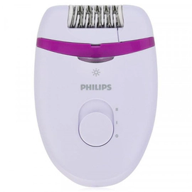 Depiladora Philips BRE225/00 Satinelle Essential Blanca y Morado