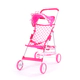 Cochecito Paraguitas De Muñeca Rainbow Plegable Rosa