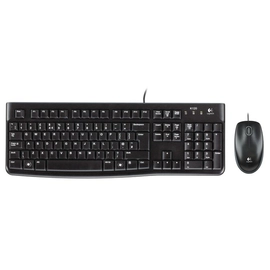 Combo Teclado y Mouse Logitech MK120 Negro