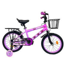 BICICLETA INFANTIL RANDERS BKE-161-E - STRIKER 16 LILA ACERO RUEDAS ENTRENAMIEN