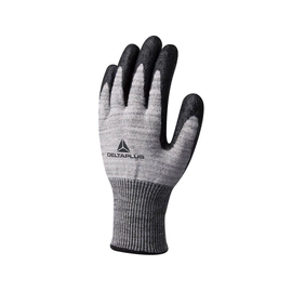 GUANTE TEJIDO SIN COSTURAS GRIS/NEGRO N°8 GALGA 13 DELTA PLUS VECUT41