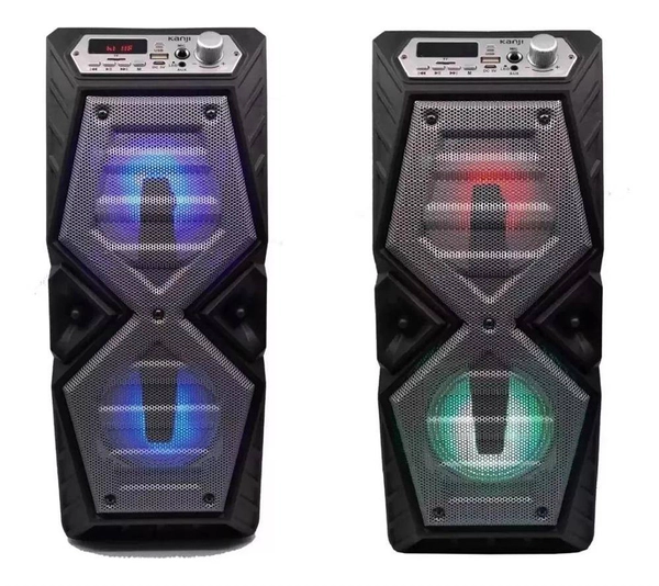 PARLANTE PORTATIL KANJI DANCE 10W BLUETOOTH USB TF RADIO FM LED