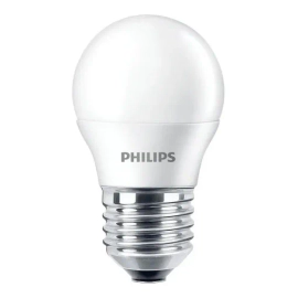 Pack 10 Lampara Philips Led Bulbo Gota 4w E27 Calido