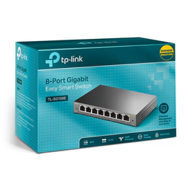 SWITCH 8X TP-LINK TL-SG108E SMART GIGABIT ACERO