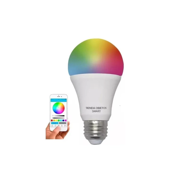 Foco Bulbo Led Lampara Led Foco Bulbo Smart Rgb Multicolor 10W | Garbarino