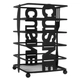 Portacubiertos Cuisine Black 10x10x16 cm Acero