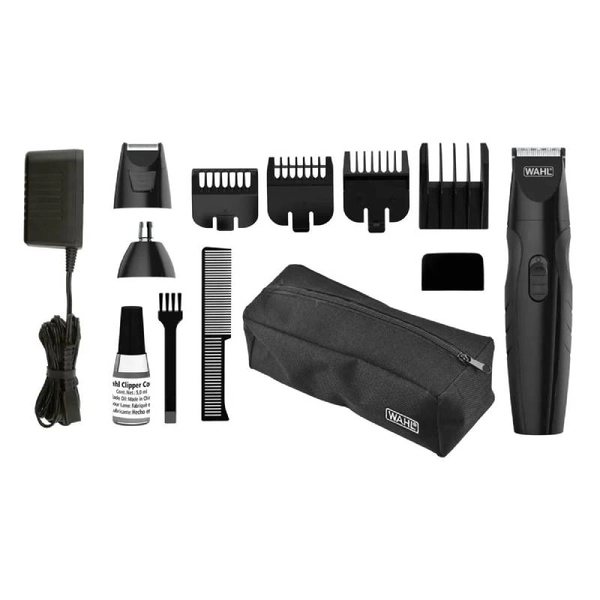 CORTA CABELLO WAHL MULTIGROOMER - 10 ACCESORIOS RECARGABLE 3 EN 1 (3023-0320)